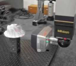 Laser scanning setup