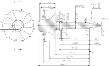 CAD model for machining preparation