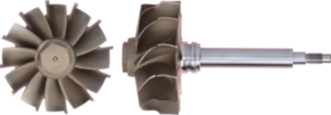 Componente de turbocompresor mecanizado