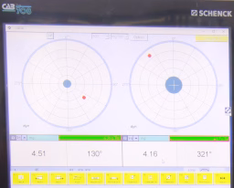 Configuración de balanceo de rotor