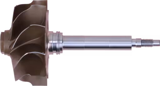 Precision machined turbine shaft