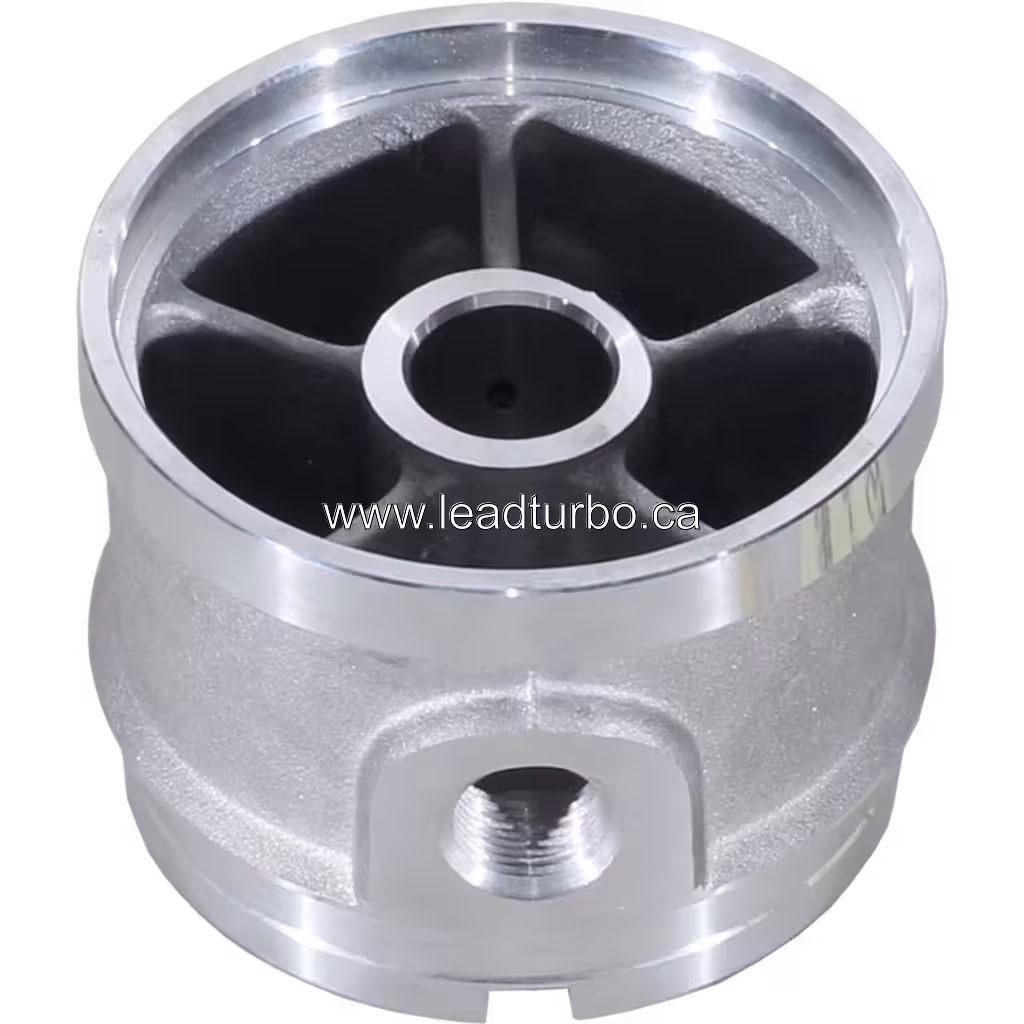 150024-0001 J96 Turbocharger Bearing Housing Replacement bottom 45 degree view