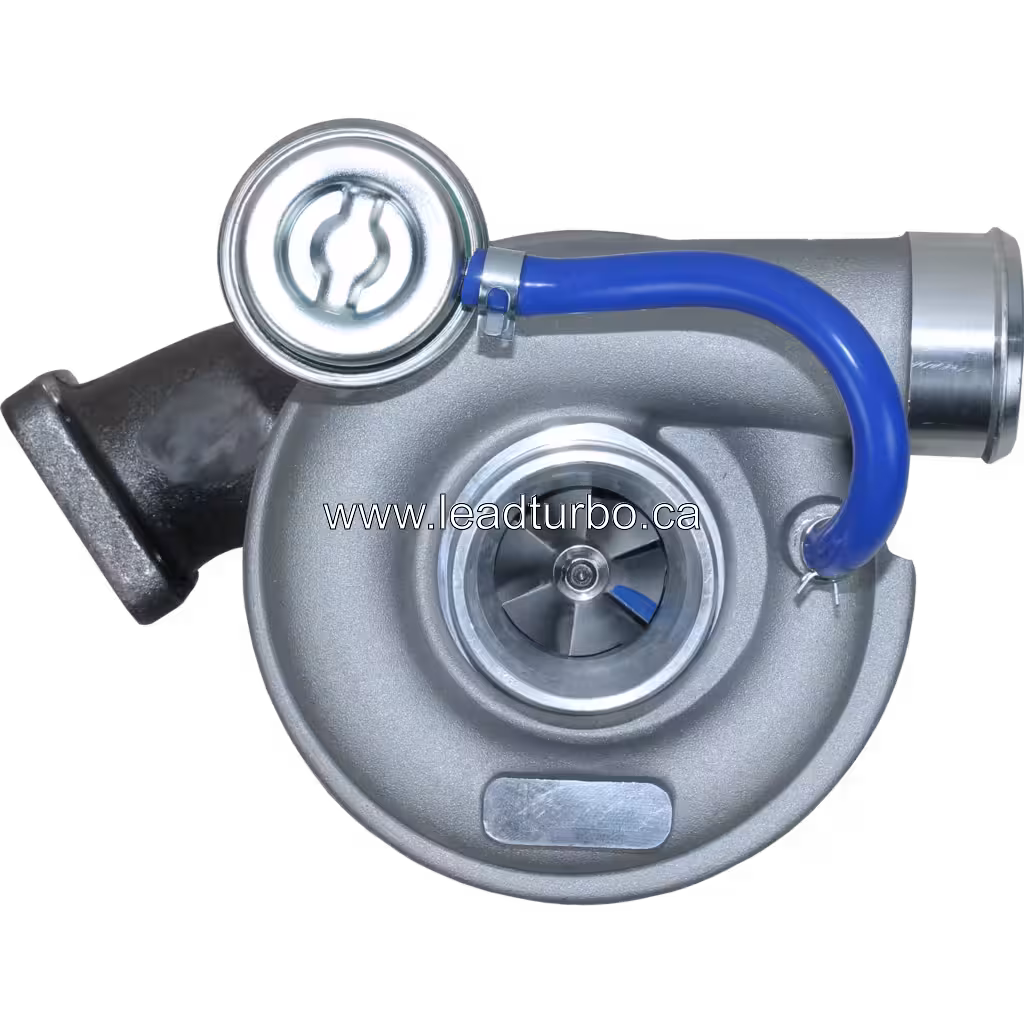 GT25 Turbolader 2674A404 für Perkins 1104A, Frontansicht mit Turbinengehäuse