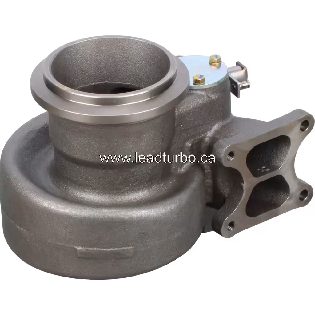 Gegossenes Turbine Housing mit doppeltem Auspuffport und V-Band-Flansch