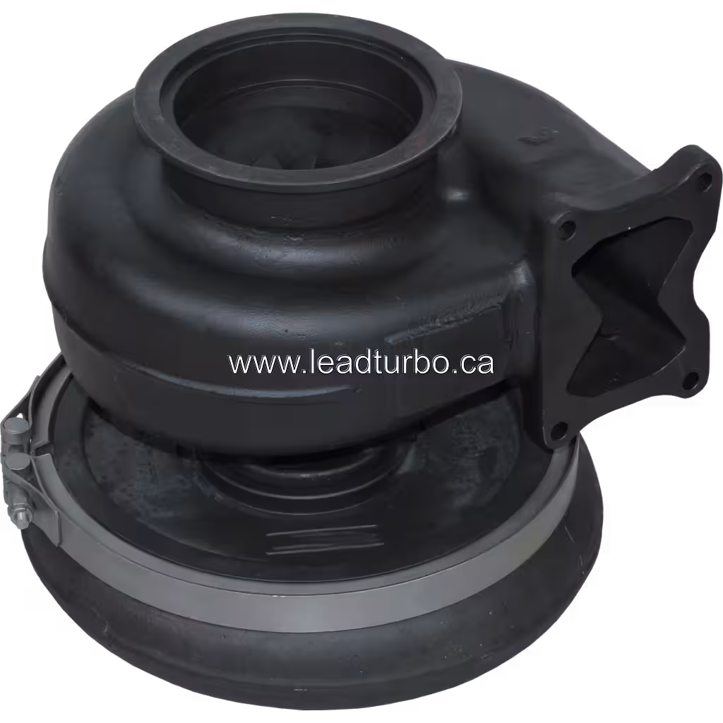 HX82 Turbocharger Assembly Side View