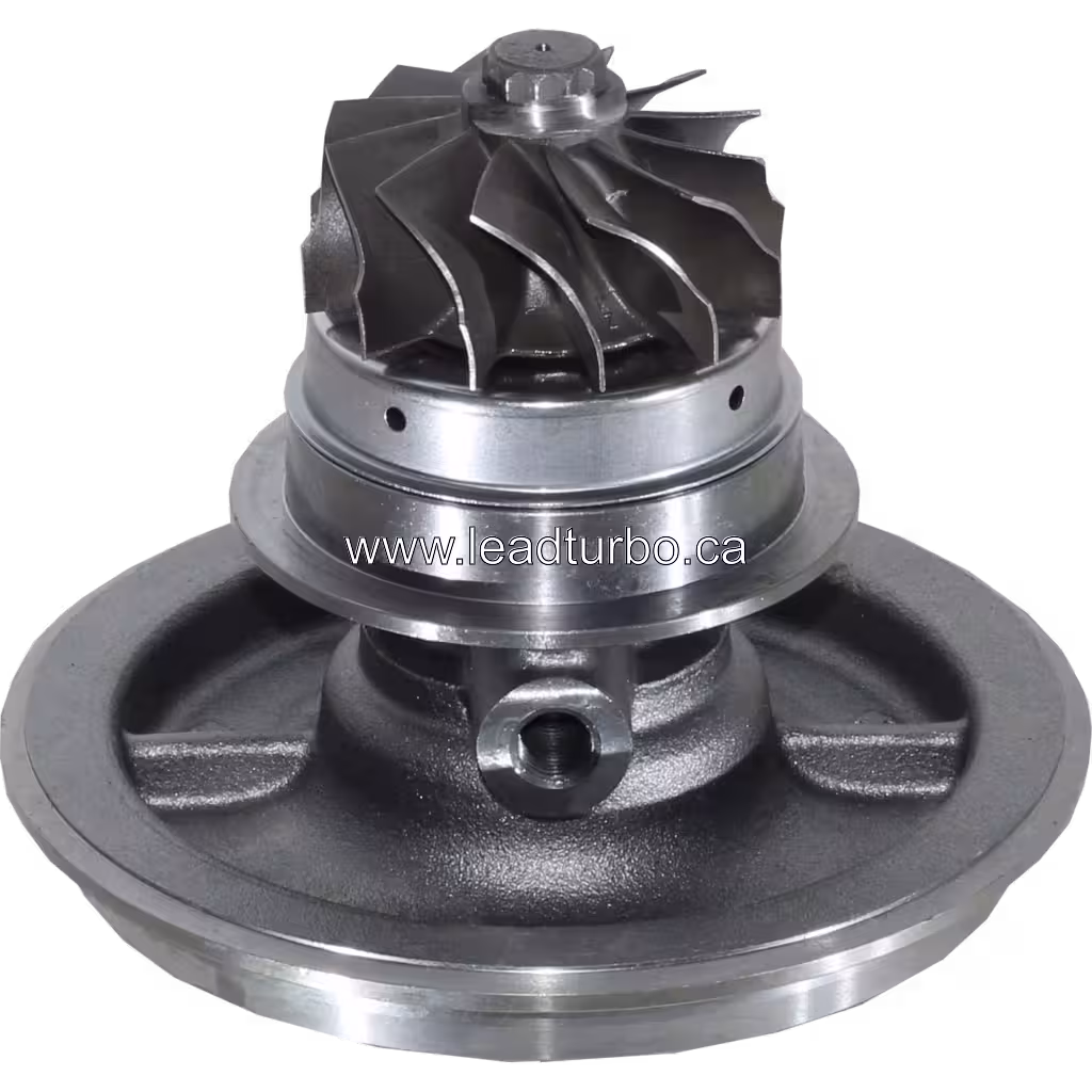 3800471 HX55 Turbocharger Core for Cummins ISM Bus bottom 45 degree view