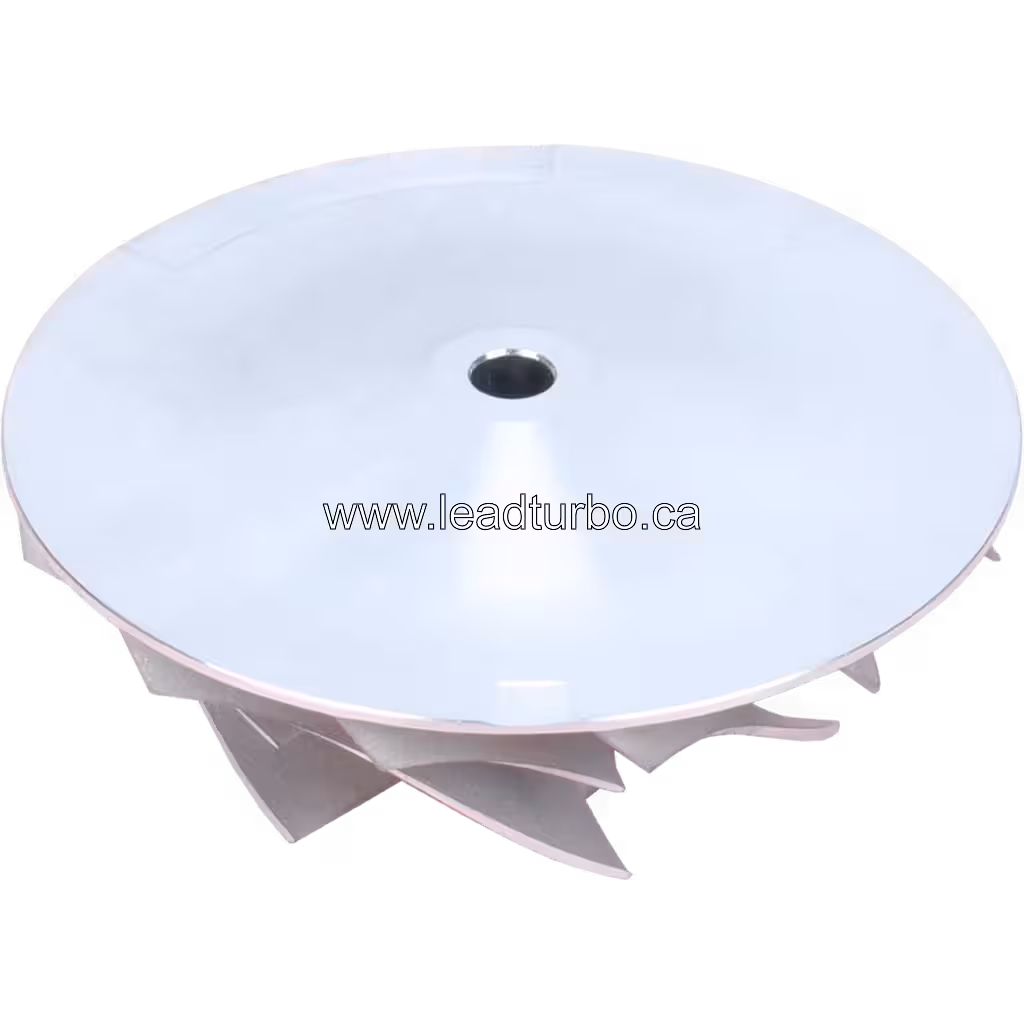 4046928 CW Compressor Wheel for IVECO CURSOR 8 HY40V Turbocharger bottom 45 degree view