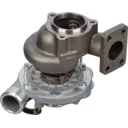 Turbocharger GT2556S com atuador montado no topo e mangueira flexível