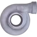 Carcasa de turbocompresor J96 para reparación