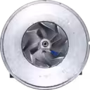Core de turbocompressor CT9 com rodas do compressor e da turbina visíveis