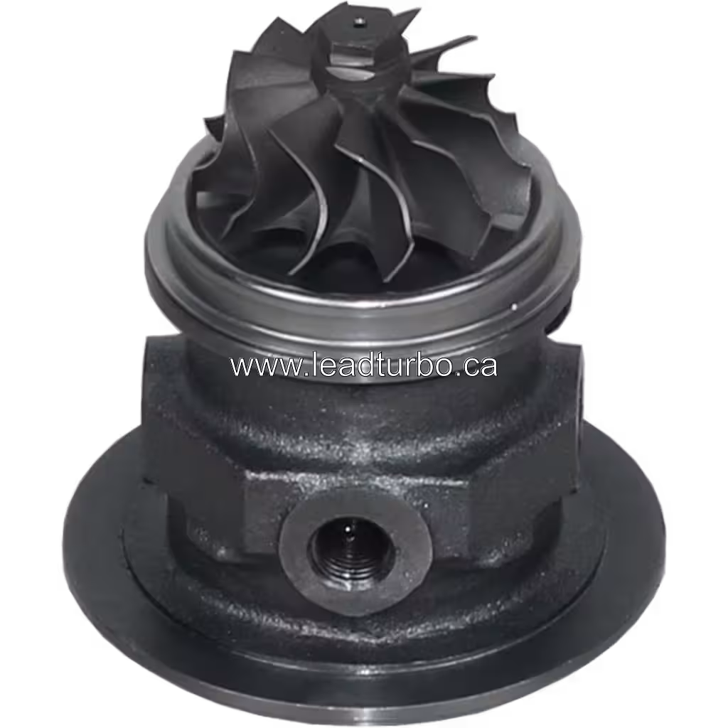 Core турбокомпресора TB2568 466409-5002 для ISUZU 4DB2 bottom 45 degree view
