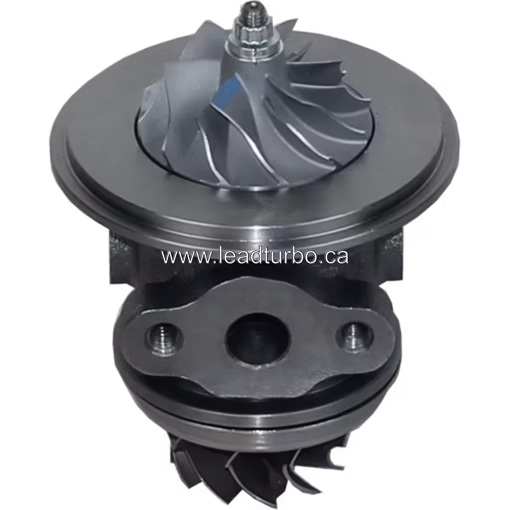 Core турбокомпресора FOR 466409-5002, референсний номер OEM 430425-0059, вид зверху під кутом 45 градусів