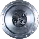 Vue avant du core de turbocompresseur FOR 8973628390 montrant la roue compresseur