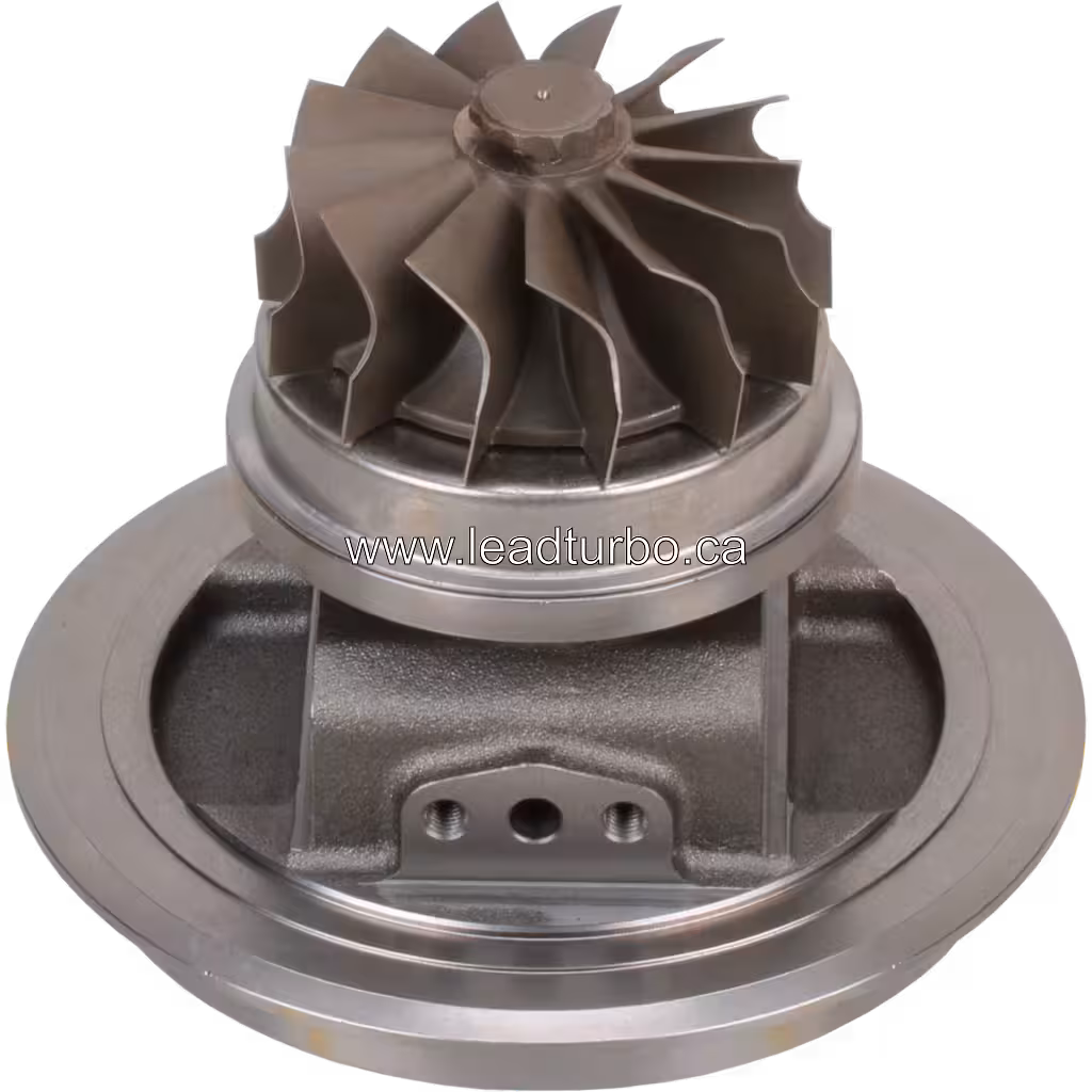 Core de Turbocompresseur 6502-51-5820 KTR130-332AW pour Komatsu WA600-6 bottom 45 degree view