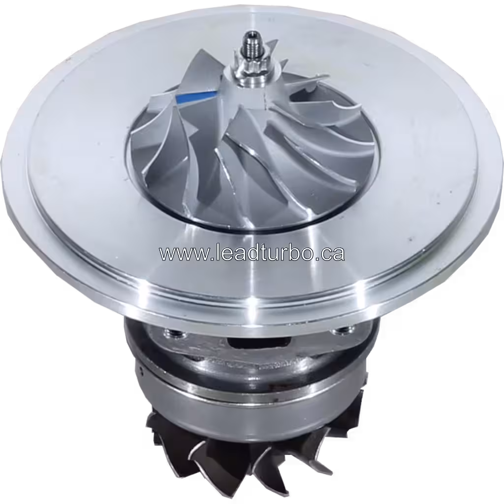 Vista lateral do core turbo 447450-0019 para motor SA6D108