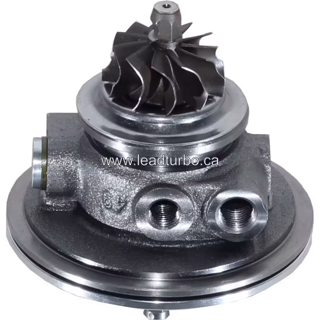 Core de Turbocompressor 53037100502 K03-2072GAA para Audi A4 e VW Passat bottom 45 degree view