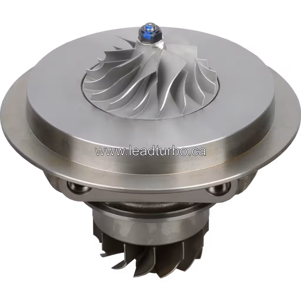 Core turbosprężarki FOR 3804570 HT60, widok z góry pod kątem 45 stopni