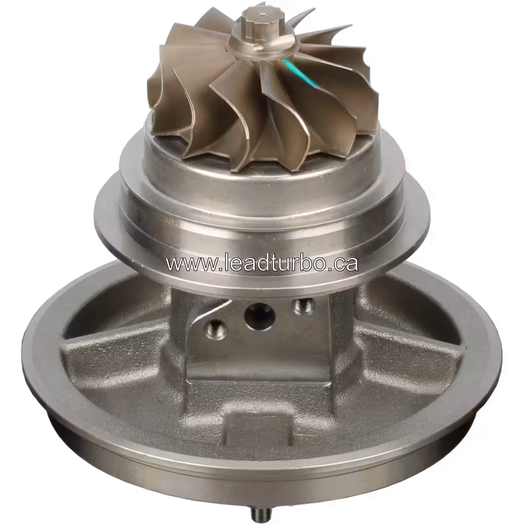 Core turbosprężarki 7C7503 S4DS006 do CAT D8N / 3406 bottom 45 degree view