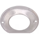 Déflecteur d'huile HX83 vue de dessous à 45 degrés, languette plate visible