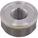 Écrou d'arbre HX82, vue en diagonale inférieure, surface mate gris foncé