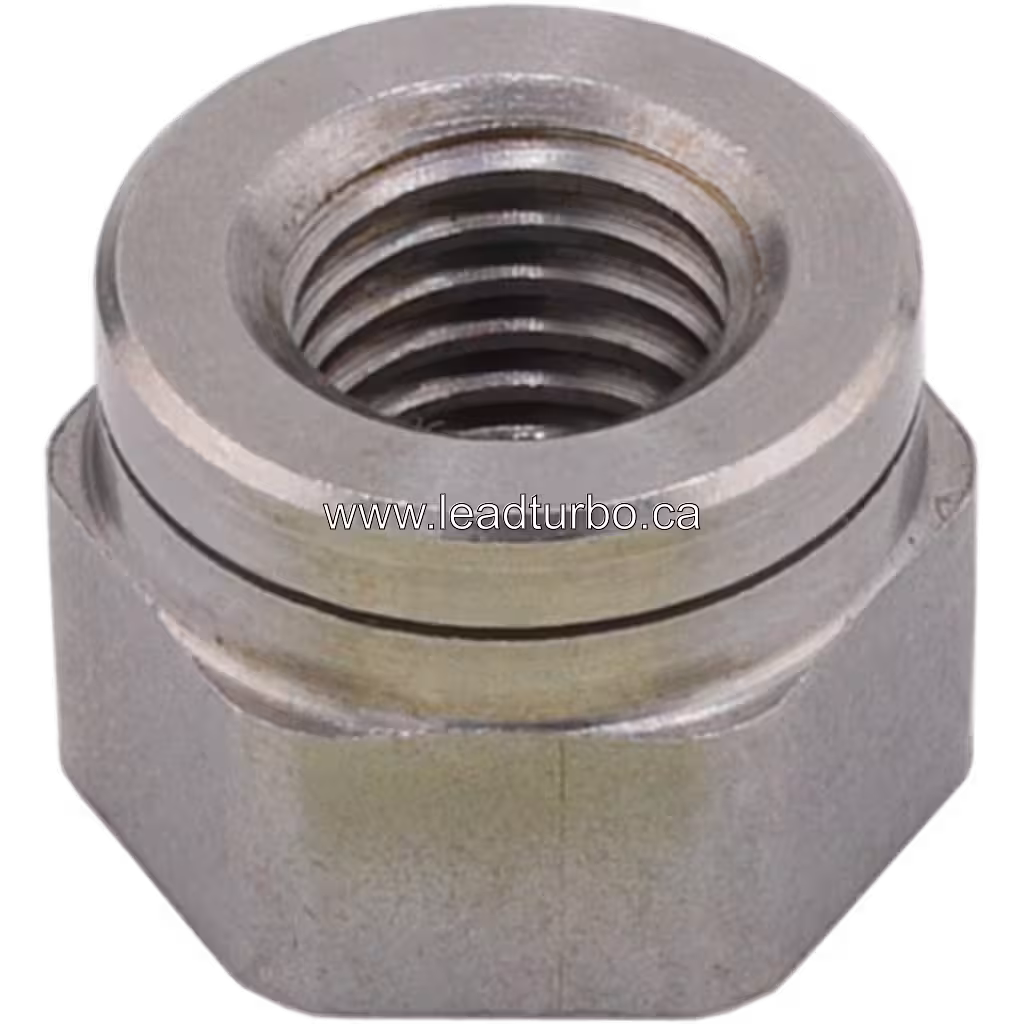 HE431V Shaft Nut – widok z góry pod kątem 45 stopni, powierzchnia obrabiana mechanicznie