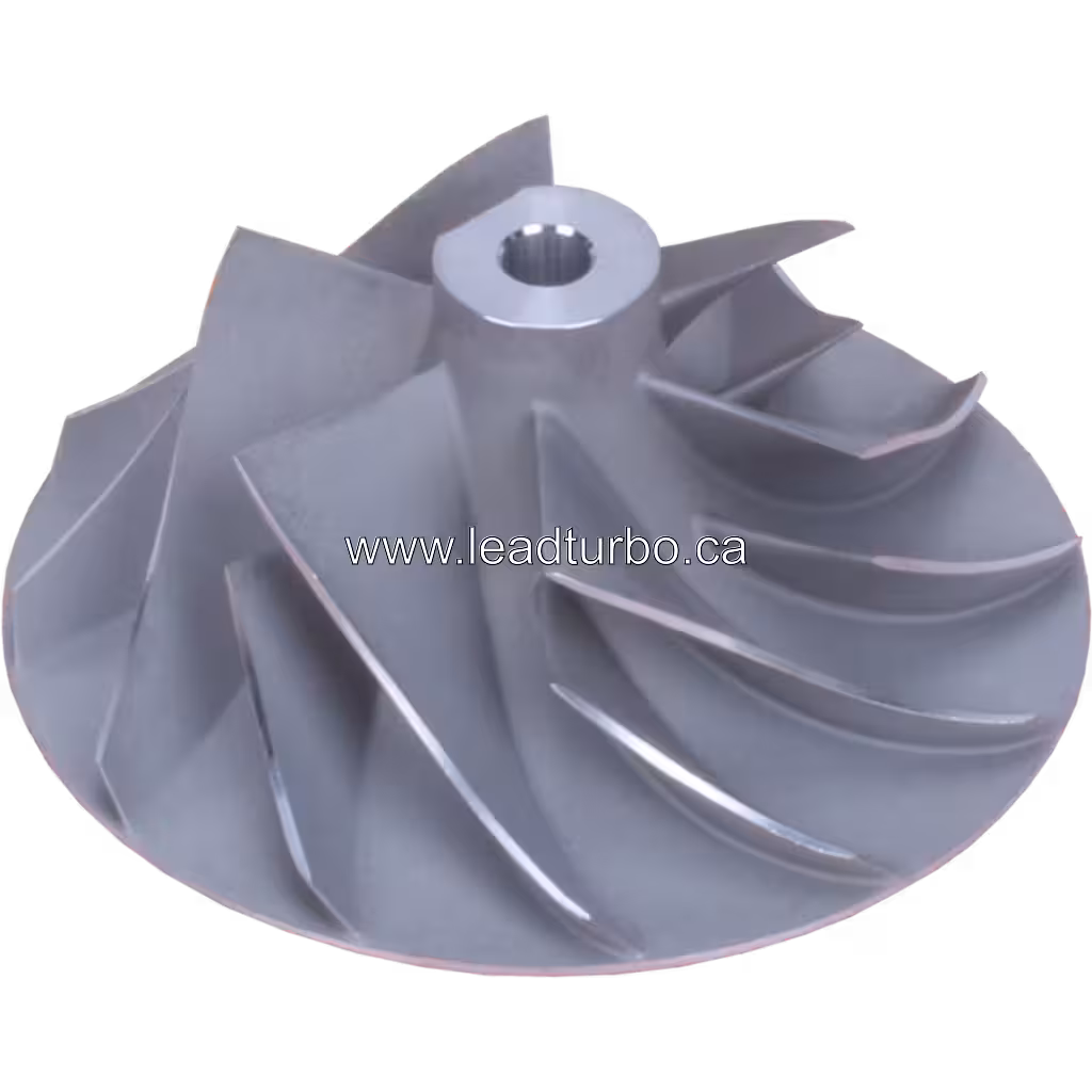 Koło sprężarki 3593877 CW do turbosprężarki J96 – zamiennik 45 degree view