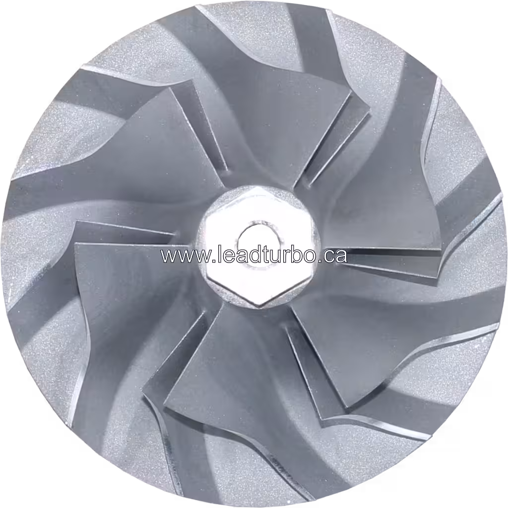 Koło sprężarki turbosprężarki 448112-0007 (J96) - Zamiennik top view