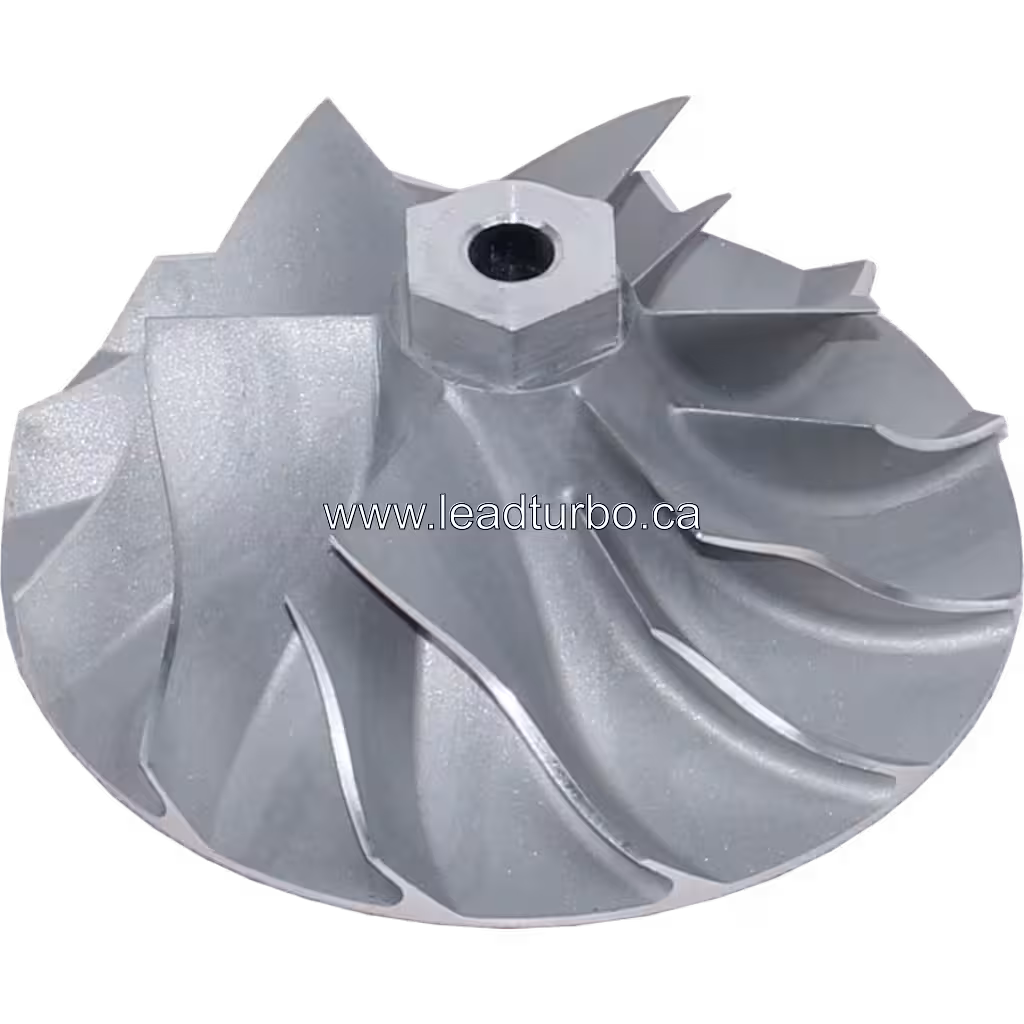 Koło sprężarki turbosprężarki 448112-0007 (J96) - Zamiennik 45 degree view