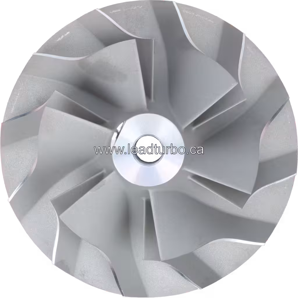 Koło sprężarki turbosprężarki do CAT C15 (Zamiennik) top view