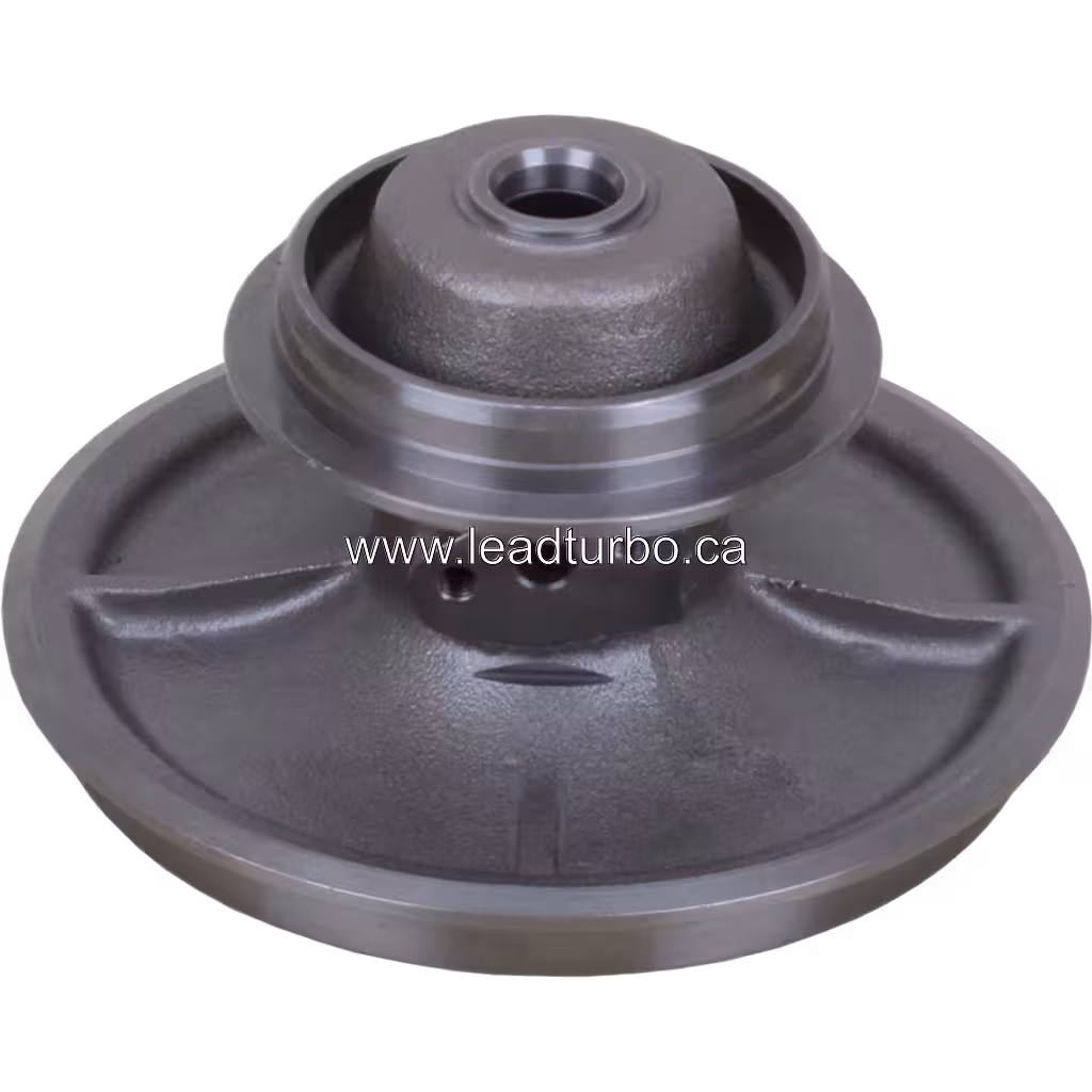 Korpus łożyska turbosprężarki 199765 S4DS do CAT 3406C bottom 45 degree view