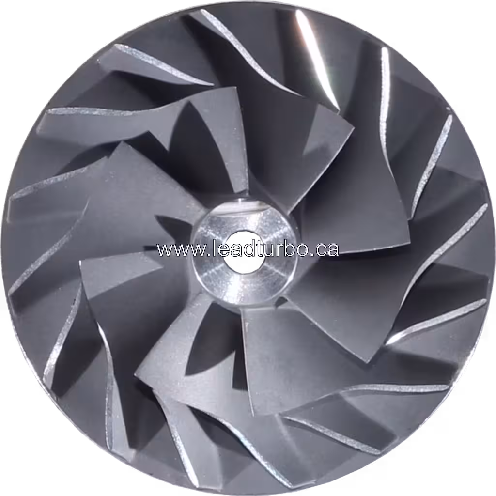 Peça de reposição roda compressora turbocompressor diesel