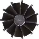 Detalhe da Roda de Turbina J96 Reposição