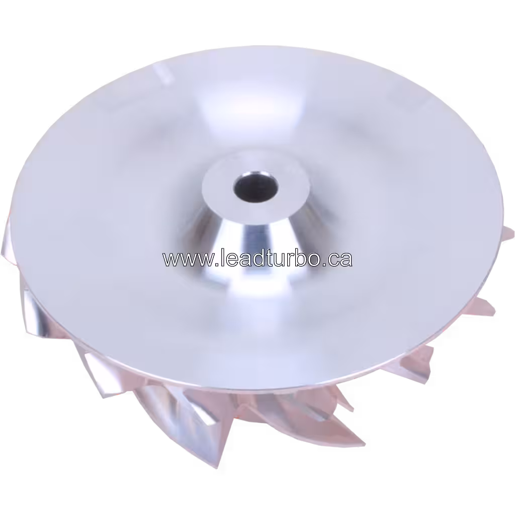 Roue de compresseur J96 175828 CW - Remplacement Aftermarket bottom 45 degree view