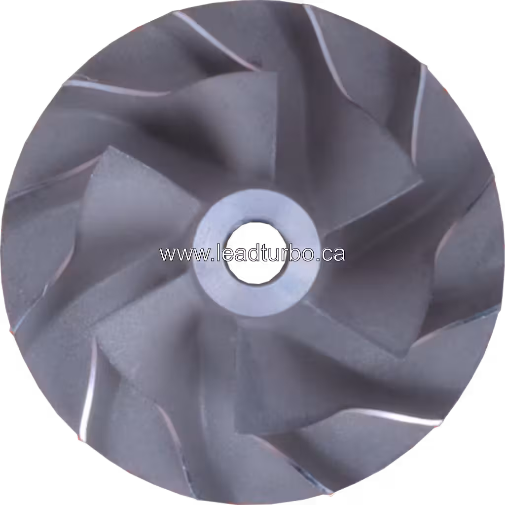 Roue de compresseur pour turbo J96 - Réf. 454163-0002 CW-U top view