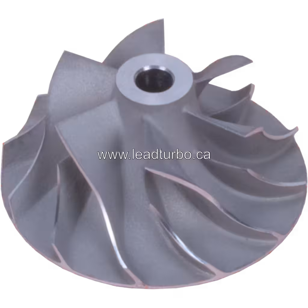 Roue de compresseur pour turbo J96 - Réf. 454163-0002 CW-U 45 degree view