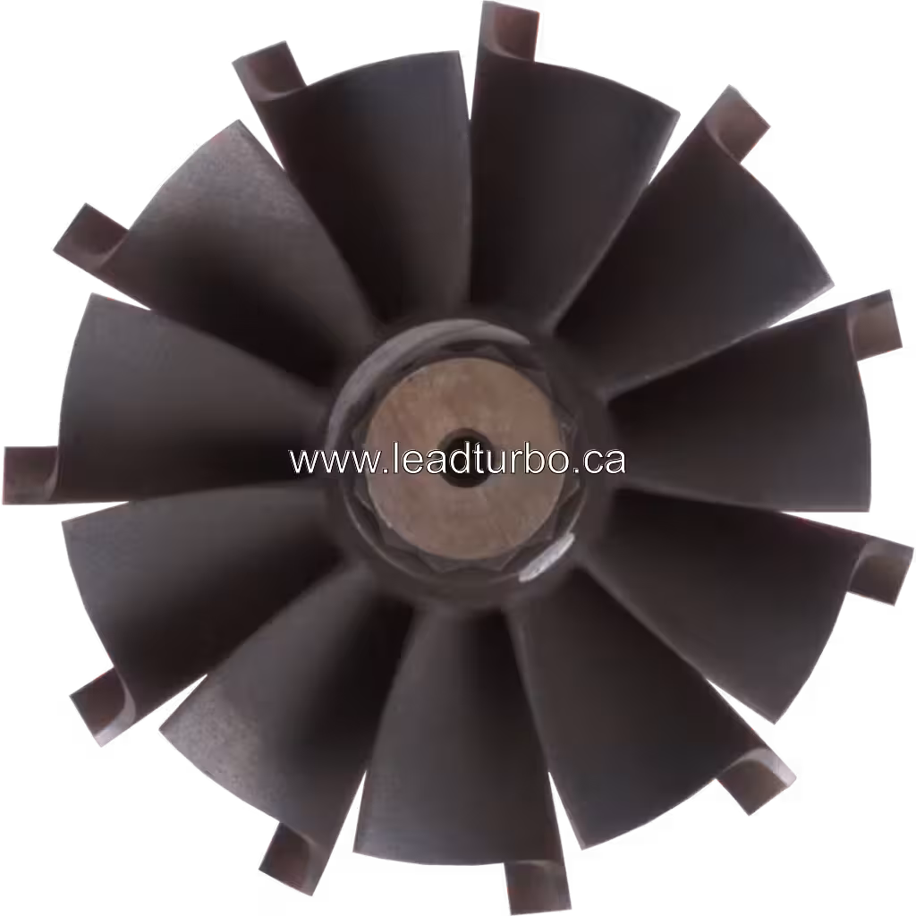 Roue de turbine 317073 TW pour turbocompresseur S2B top view
