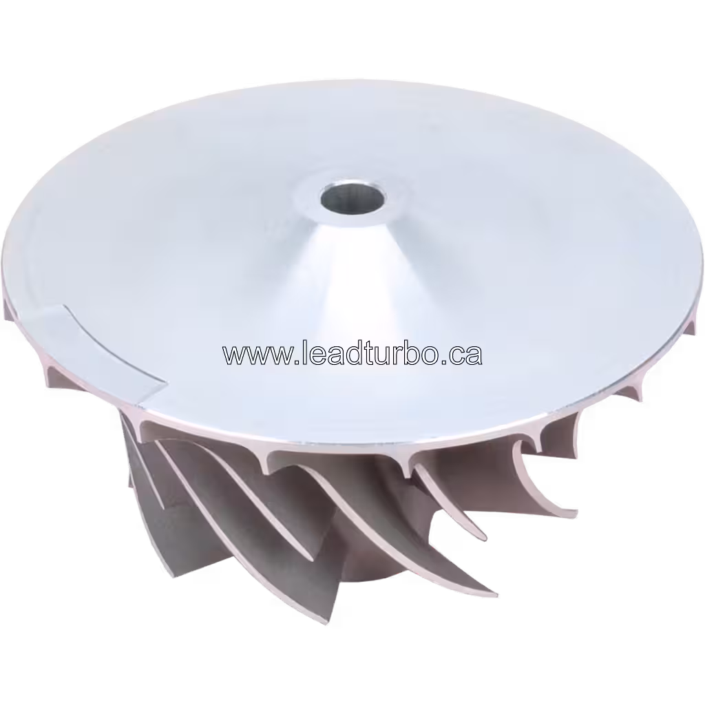 Rueda compresora turbo Komatsu SAA6D125E-5 detalle