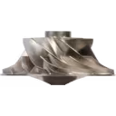Rueda de compresor FOR 4041789 CW para turbo HE851 CUMMINS QSK60 vista frontal