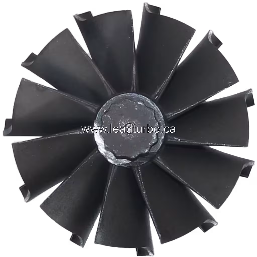 Detalle de rueda de turbina RHC62W Hino Truck