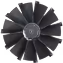 Detalle de rueda de turbina RHC62W Hino Truck