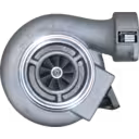 Турбокомпресор SE652CJ TD09L-34QRC для Perkins 4006T: срібний корпус компресора та темний корпус турбіни
