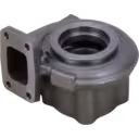 Turbine Housing FOR 11589700000 TH, vista inferior de 45 graus com entrada de escape retangular