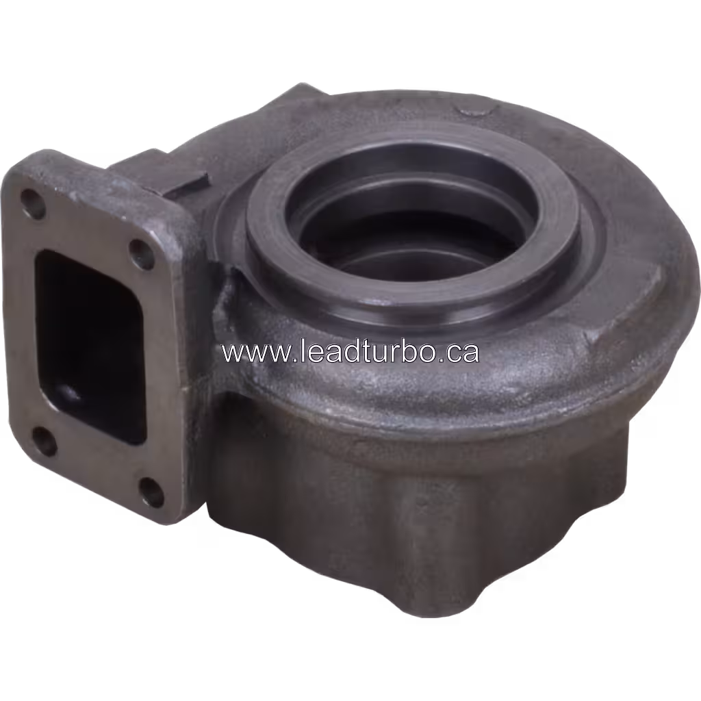 Turbine Housing B1G-2471NRAKB 0 48WJ1, vista replacement de 45 graus mostrando boss do atuador