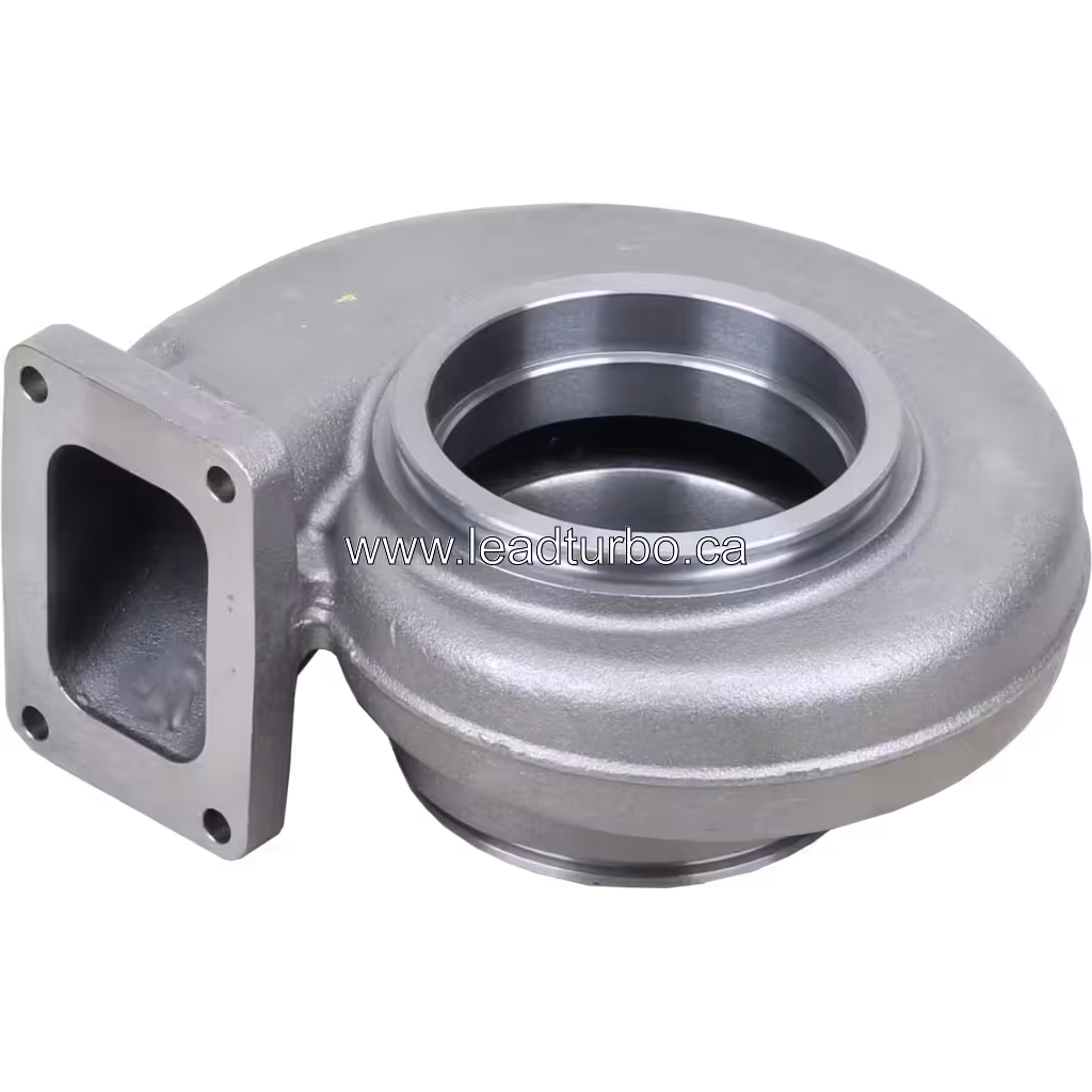 Turbine Housing 178498 unten 45-Grad-Ansicht, bearbeiteter Turbine-Einlass