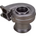 Aftermarket Turbine Housing 3595089, dunkelgraue Gussfläche und zylindrischer Sockel