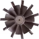 Turbine wheel 407293-0004 vista replacement com design radial e acabamento metálico