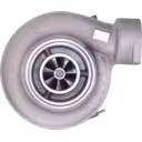 Vista frontal do turbo 1305469 S4DS mostrando a roda do compressor e a entrada