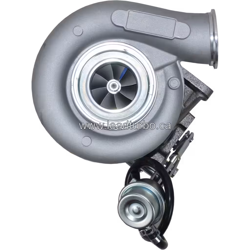 Turbo 3800463 HX35W para Cummins 6BT e Daewoo DH220-5 top view