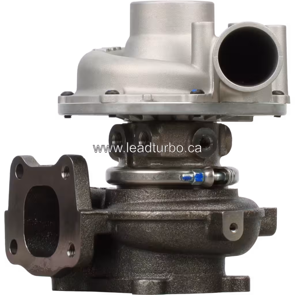 Turbo 8973628390 RHF55-13003P23NHBR494BZ vista frontal com carcaça do compressor prateada
