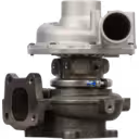 Turbo 8973628390 RHF55-13003P23NHBR494BZ vista frontal com carcaça do compressor prateada